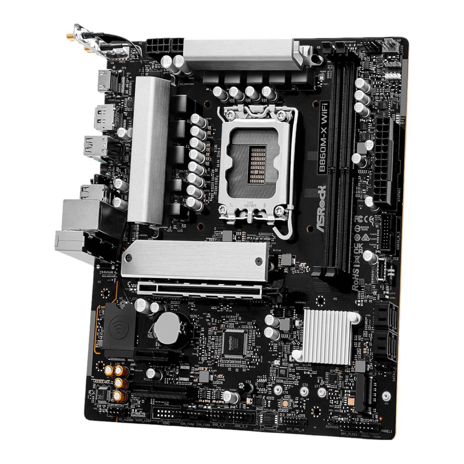 ASRock B860M-X Micro ATX DDR5 Motherboard (PCIe 5 and Wi-Fi 6E) - Image 5