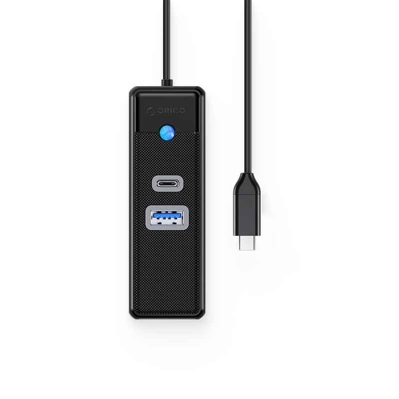 ORICO HUB TYPEC 3 PORT W/ GBE 50CM BK - Image 2