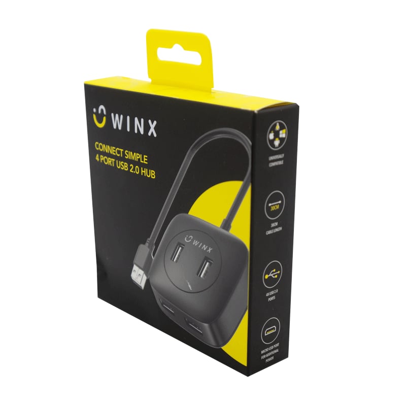 WINX CONNECT Simple USB2 4 Port Hub - Image 4