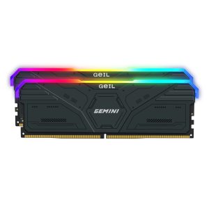 GeIL Gemini RGB 32GB DDR5 6000MHz Desktop Gaming Memory Kit (2 x 16GB) – Grey